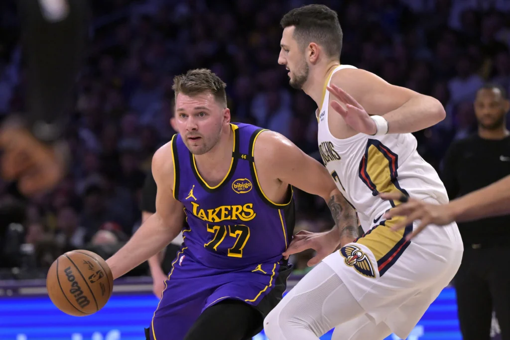 new orleans pelicans vs lakers match player stats