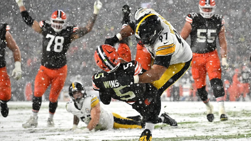steelers vs cleveland browns match player stats