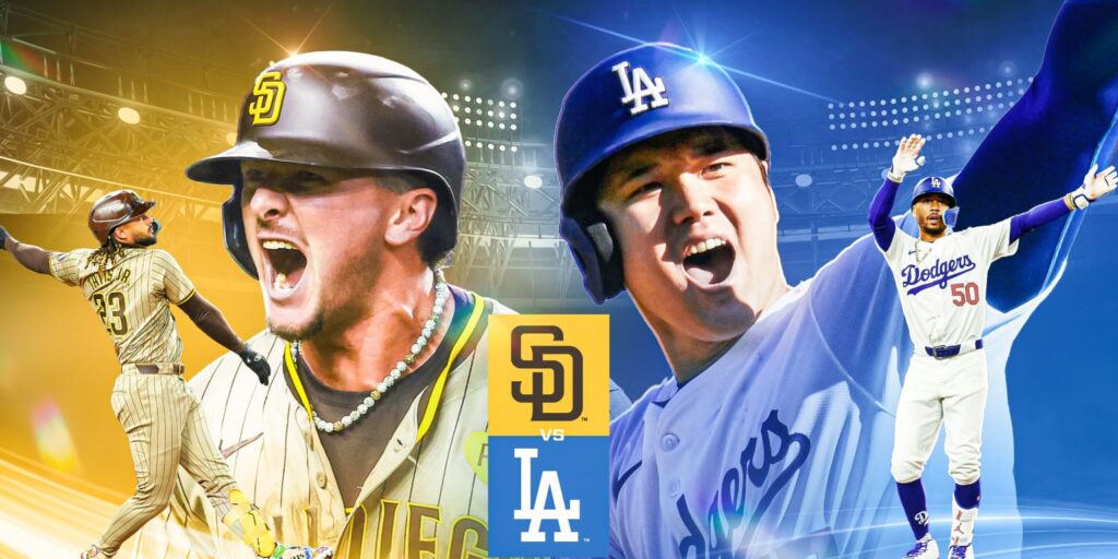 padres vs dodgers match player stats