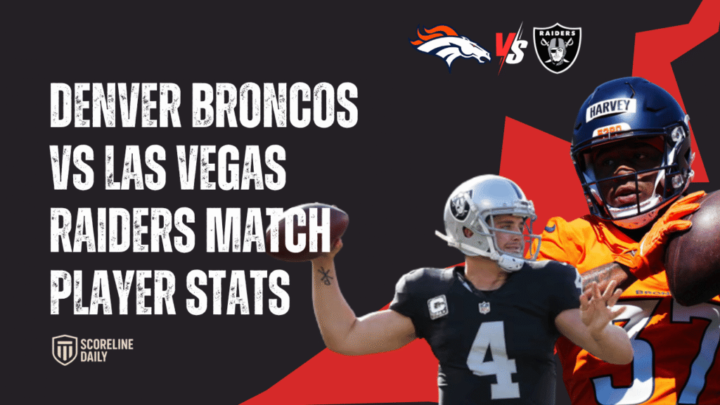 denver broncos vs las vegas raiders match player stats
