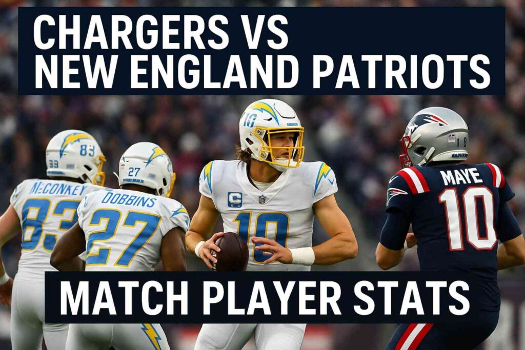 chargers vs new england patriots match player stats