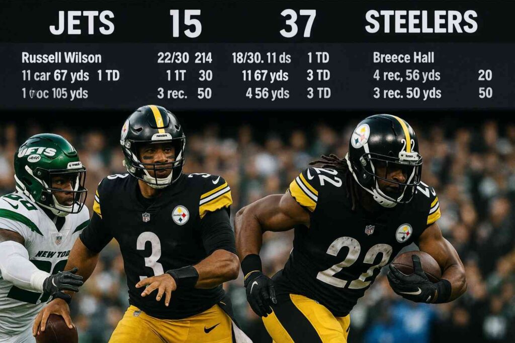 new england patriots vs new york jets match player stats