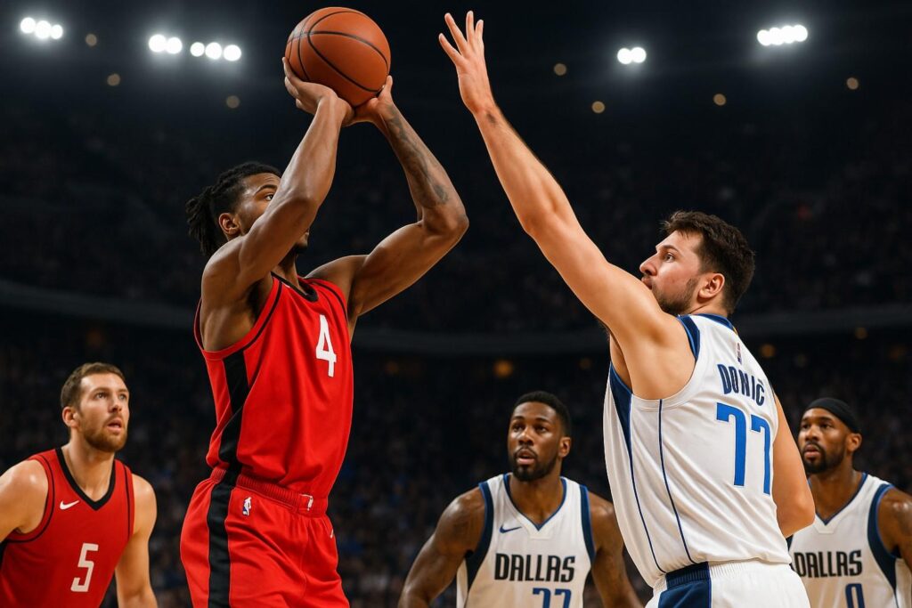 houston rockets vs dallas mavericks match player stats