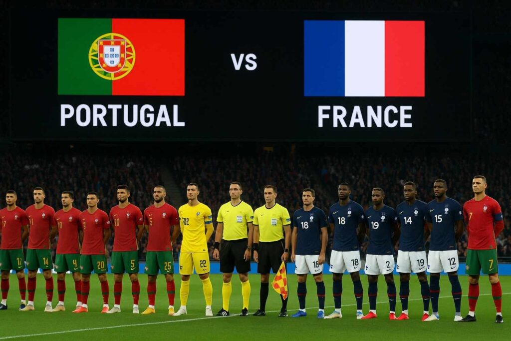 portugal national football team vs france national football team stats