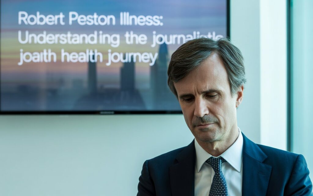 robert peston illness